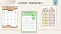 design kids worksheets, activity books kdp etsy