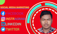 be your social media marketing manager