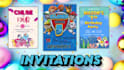 design custom chip bags, invitations and tshirts for kids
