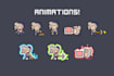 draw you a posed danganronpa pixel sprite