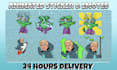 create animated sticker emotes for twitch and telegram