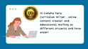 do research to create online course content and curriculum