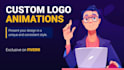 create custom logo animation and video editing