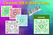 design professional unique qr code with logo and barcode for business,website