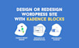design or redesign website in gutenberg with kadence blocks