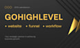 setup gohighlevel workflow automation sales funnel webinar campaigns in 24 hours