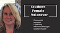 record an authentic female american southern accent voiceover