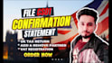 file UK confirmation statement, cs01, add or remove director