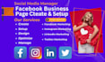 do facebook page create and setup