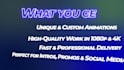 design custom text animations and seamless overlays for your video  projects