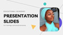 create academic educational training presentation slides for training or webinar
