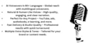 create real human like ai voice over text to speech