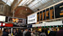 add anything inside a london train station billboard video