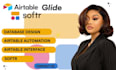 design airtable, airtable integration, glide app automation, airtable ai, softr