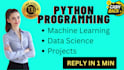 do python assignments, data science machine learning coding