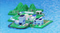 create and render 3d isometric environment