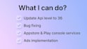 be flutter app developer for android and IOS using dart for building mobile apps
