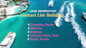 do lead generation and contact list building