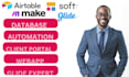 be airtable, softr database automation, web app, client portal, glide expert
