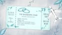 create destination wedding announcement video with passport style
