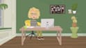 create an animated video with you as a cartoon character