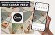 design canva templates for instagram feed and social media