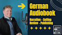 produce a male german audio book in a charming voice