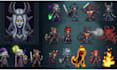draw 2d sprite sheet pixel game art assets pixel art animation tileset