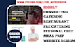 catering restaurant website personal chef website pre catering meal prep website