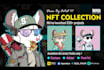 draw unique nft art and collection with metadata
