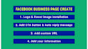 create facebook business page and optimize for you