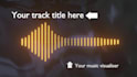 create a video visualizer for your audio track