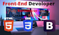 do responsive website using HTML CSS and bootstrap
