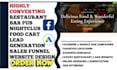 generate luxury restaurant, bar, pub, nightclub, food cart leads and website