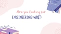 write professional engineering writings