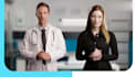 create captivating ai medical doctor patient conversation spokesperson video