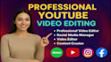 do professional youtube video editing