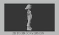 sculpt 2d to 3d model 2d to 3d conversion 3d toy figure model for printing