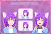 draw custom png tuber or giftuber for vtuber streamer
