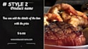 create an animated restaurant menu display video