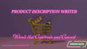 be your SEO shopify product description writer