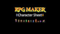 do a rpg maker character sheet for your game, any rpg maker version