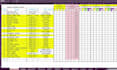 create professional HR  admin excel reports attendance payslip time sheet