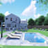 backyard landscape design, garden shed, garden house, greenhouse