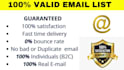 provide you valid indian email list to grow your business