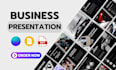 do business powerpoint presentation design, google slides, canva presentation