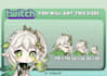 do cute animated custom emotes with my chibi style