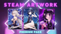 create animated steam artwork showcase for your steam profile