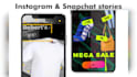 create beautiful instagram and snapchat story ads