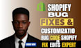 fix shopify bugs errors theme liquid issues shopify expert website designer